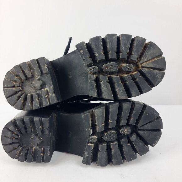 Jeffrey Campbell Marbel Faux Patent Leather Chunky Platform Combat Boot - Picture 16 of 16